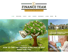 Tablet Screenshot of financeteam.net